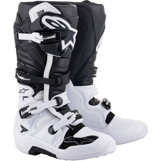 Alpinestars Tech 7 Motocross Boots White Black